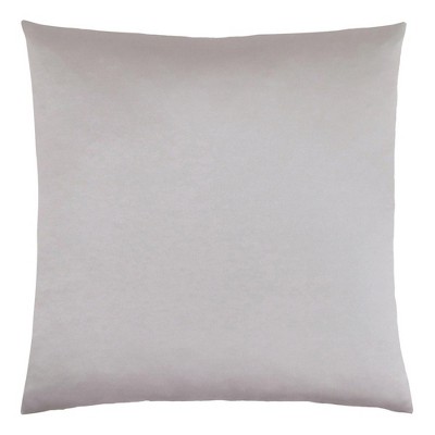 DSVIMOY Support Pillow Decorative Throw Pillow with Satin Finish for Sofa or Bed Use, Silver, 17"*17"*2"