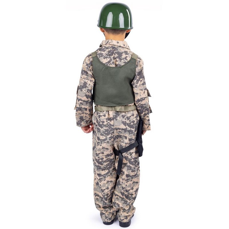 Dress Up America Army Costume for Toddlers – Soldier Costume For Boys and Girls, 3 of 4