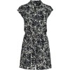 Lands' End Women's Cap Sleeve Creaseless Button-Down Romper - 3 of 3