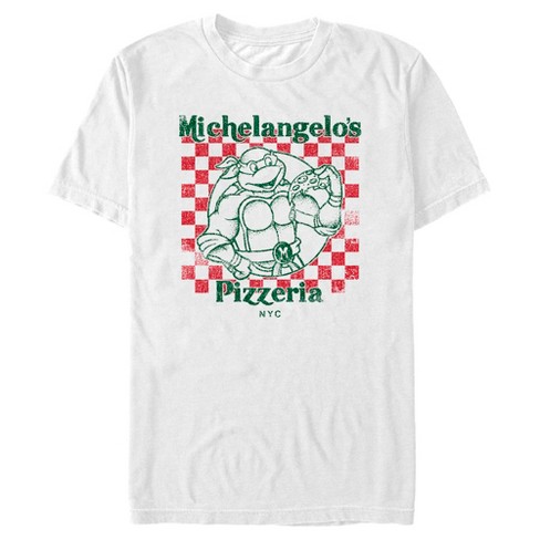 Teenage Mutant Ninja Turtles Pizza Party Men's 18/1 Cotton Short-Sleeve  T-Shirt - Special Order