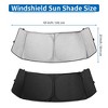 Unique Bargains Car Window Cover for Honda N-BOX JF5 / JF6 Series Aluminum Film Foldable - 3 of 4