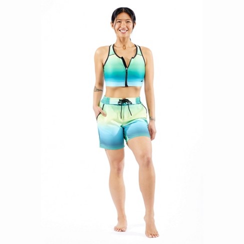 Zip up 2024 swim top