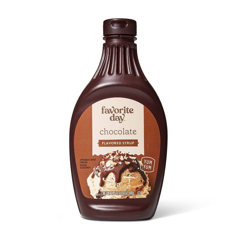 Chocolate Flavored Syrup - 24oz - Favorite Day&#8482;, 1 of 4