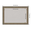 Amanti Art Parisian Silver Wood Framed Corkboard, Grey Cork - image 4 of 4