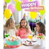 Lalo & Luna Happy Birthday T-Shirt (Girls 1 to 12) Sassy Kids Party Tee - Sweet Baby/Toddler Outfit - 3 of 4