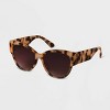 Women's Plastic Cateye Sunglasses - A New Day™ - 2 of 2