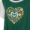 NCAA Colorado State Rams Girls' White Tie T-Shirt - 3 of 3