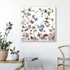 35" x 35" Papillon by Allyson Fukushima Framed Canvas Art Print - Masterpiece Art Gallery: High-Quality Print, Ready to Hang, Modern Decor - 4 of 4