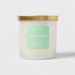15.1oz Candle Pearlized Finish Label Jade Waters Green - Opalhouse™