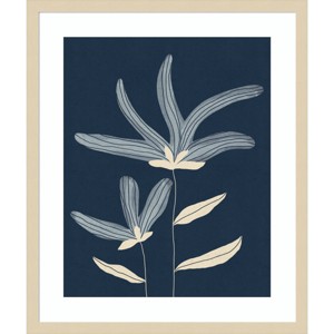 Amanti Art Two Flowers by Alisa Galitsyna Framed Canvas Wall Art Print - 1 of 4