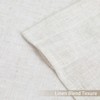 Linen Blend Curtains Solid Curtains for Living Room Bedroom Curtains with Grommet Light Filtering, 2 Pieces - 3 of 4