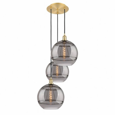 Rochester - 3 Light Cord Hung Multi Pendant In Industrial Style-40.88 Inches Tall and 18.5 Inches Wide