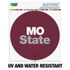 Missouri State University Primary Logo Automotive Car Window Locker Circle Bumper Sticker - 2 of 4
