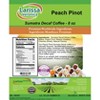 Larissa Veronica Peach Pinot Sumatra Decaf Coffee (Gourmet, Naturally Flavored, Whole Coffee Beans) (8 oz, ZIN: 568360) - 2 of 4