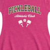 Girls' - Instant Message - Pickleball Athletic Club Fit & Flair Cap Sleeve Graphic Dress - 2 of 4