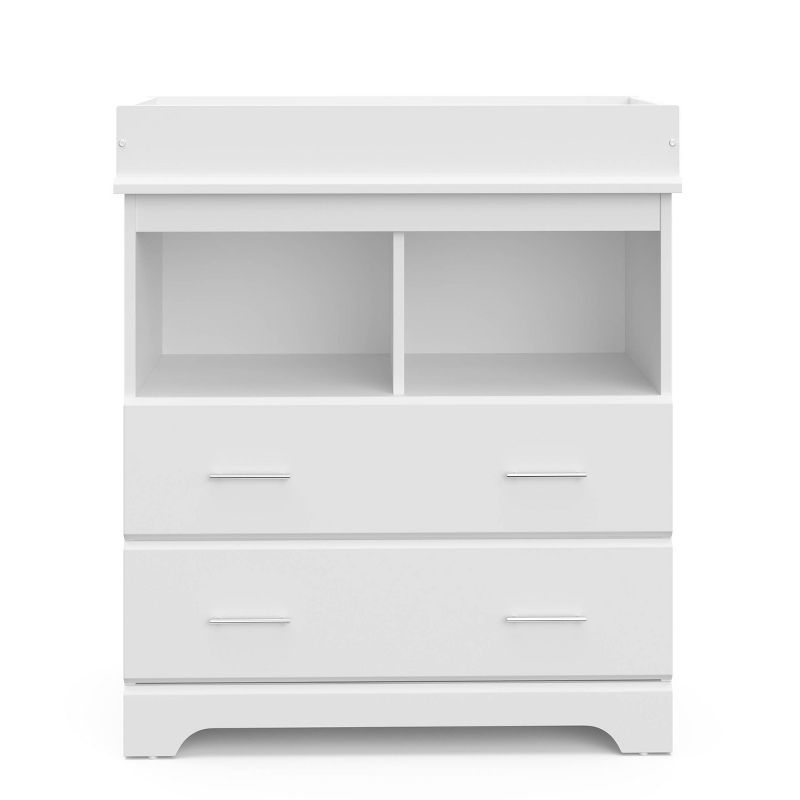 Storkcraft Brookside 2-Drawer Dresser with Changing Topper and Interlocking Drawers , 3 of 9