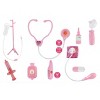 JuzToys Pretend Play Doctor Kit for Toddlers, Kids Doctor Playset Toys with Lights & Sounds – Pink - image 4 of 4