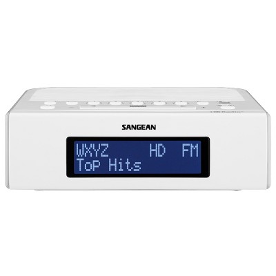 Sangean® HDR-15 HD Radio™ AM/FM Clock Radio with Emergency Alerts