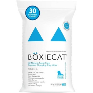 Boxiecat Unscented 30 Day Odor Control Clumping Clay Cat Litter - 1 of 4