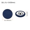 Unique Bargains Blouses Sweater Round Aluminum Cotton Fabric Cloth Covered Buttons 10 Pcs - 2 of 4
