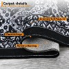 Acekool Modern Geometric Trellis Washable Area Rug, Non-Slip Low-Pile Indoor Carpet for Living Room, Bedroom, Dining Room, Office - 4 of 4
