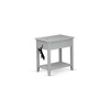 East West Furniture,Modern Wood Nightstand with 1 Mid Century Modern Drawers, Stable and Sturdy Constructed - 4 of 4