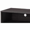 Sapphtopaz Modern TV Stand for TVs Up to 59" with 2 Storage Shelves Entryway Table with Storage Cabinet Wood TV Console for Living Room - 2 of 4