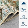 coucheta Washable Vintage Area Rugs, Non-Slip Stain-Resistant Ultra-Soft Low Pile Carpet, Easy to Clean Indoor Rugs, for Office, Bedroom, Living Room - 3 of 4