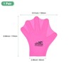 Unique Bargains Silicone Swimming Gloves Webbed Gloves Finger Frog Type for Diving 1 Pair - 3 of 4