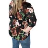 Women's Floral Gabby Tunic Top - honeyme - 2 of 2