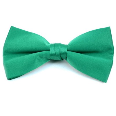Young Boy's Pre-tied Clip On Bow Tie - Formal Tuxedo Solid Color