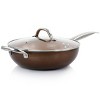 Copper Pan Cooking Excellence 3.5 Quart Aluminum Nonstick Saute Pan in Copper - image 2 of 4