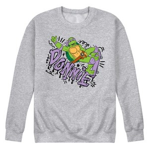 Men's - Teenage Mutant Ninja Turtles - Donnie Graphic Fleece Sweatshirt - 1 of 4
