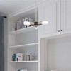 Livex Lighting Copenhagen 3 - Light Chandelier in  Brushed Nickel - 3 of 4
