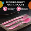 Exquisite Heavy Duty Solid Color Plastic Spoons-100 Count - 3 of 4