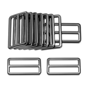 Unique Bargains Zinc Alloy Durable Multipurpose Tri Glide Metal Buckles for Bags 10 Pcs - 1 of 4
