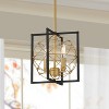 Minka Lavery Sand Coal Honey Gold Mini Pendant Chandelier 10" Wide Industrial for Dining Room House Kitchen Island Bedroom Home - 2 of 4