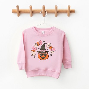 The Juniper Shop Wicked Cute Pumpkin Toddler Graphic Sweatshirt - 1 of 3