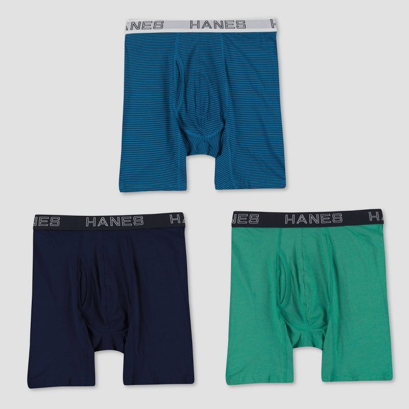 Hanes Premium Comfort Flex Fit Men's Boxer Briefs 3pk, 1 of 3