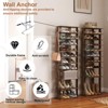 Tree City - Large 10-Tier 62'' Double Row Shoe Rack for Entryway & Mudroom ¨C Wooden Organizer Holds 20¨C24 Pairs - 4 of 4