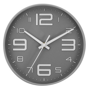 Unique Bargains Decorative Quartz Battery Operated Silent Non-Ticking Wall Clocks 8" - 1 of 4
