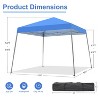 Ainfox 10'×10' Pop-up Slant Leg Portable Canopy - 2 of 4