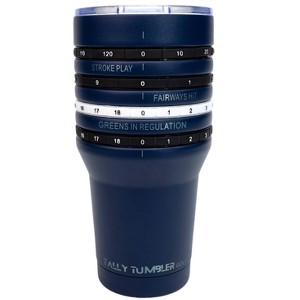 Tally Tumbler Golf Track Golf Score and Golf Stats on Stainless Steel Portable Drinkware 30oz Tumbler - 1 of 4