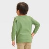 Toddler Boys' Long Sleeve Waffle Knit Henley T-Shirt - Cat & Jack™ - 2 of 3