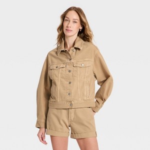 Women's Relaxed Trucker Denim Jacket - Universal Thread™ : Target
