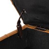Kumasinova Anti-Scratch Leather Storage Ottoman Bench, Pet‑Friendly Entryway Bench with Storage, Tufted Accent Ottoman Foot Rest - 3 of 4