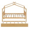 Whisen Twin Size Wooden House Bed with Twin Size Trundle - 4 of 4