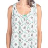 Casual Nights Women's Cotton Sleeveless Nightgown Chemise - 4 of 4