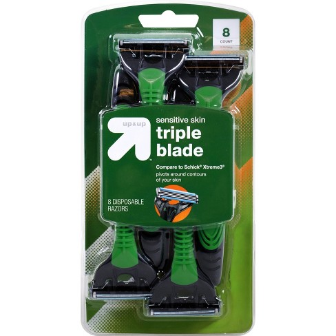 Men's Triple Blade Sensitive Skin Disposable Razor - 8ct - up & up™ - image 1 of 4