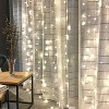 Twinkle Star LED Window Curtain String Lights for Christmas, Wedding, Party, Garden, Indoor & Outdoor Decor - 3 of 4
